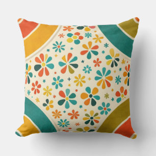 Cornerstone Blossom Mid‑Century Cushion