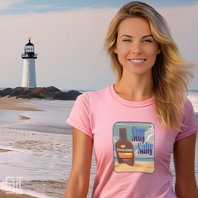 Cornerstone Stay Salty Official Salt Gear Tri-Blend Shirt (Creator Uploaded)