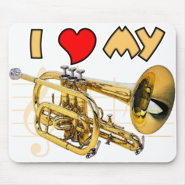 Cornet Love Mouse Pad (Front)