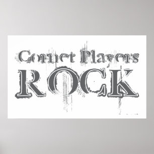 Cornet Players Rock Poster