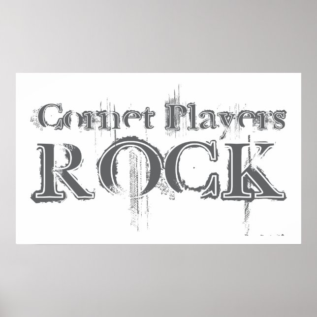 Cornet Players Rock Poster (Front)