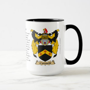 Cornett Family Coat of Arms Mug