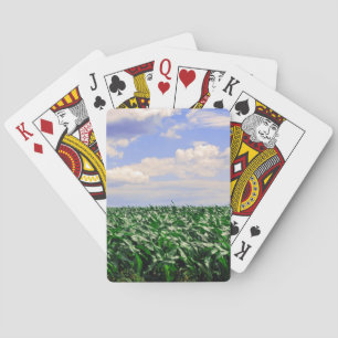 "Cornfield Blowing in the Wind" collection Playing Cards
