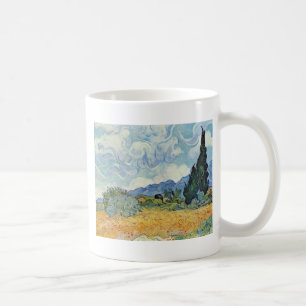 Cornfield With Cypresses By Vincent Van Gogh Coffee Mug
