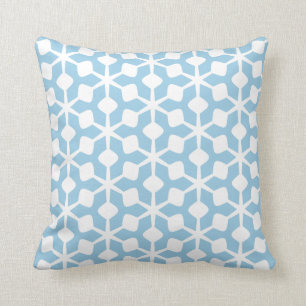 Cornflower Blue 60's Style Pillow
