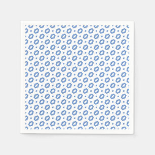 Cornflower Blue and White: Geometriana Napkin