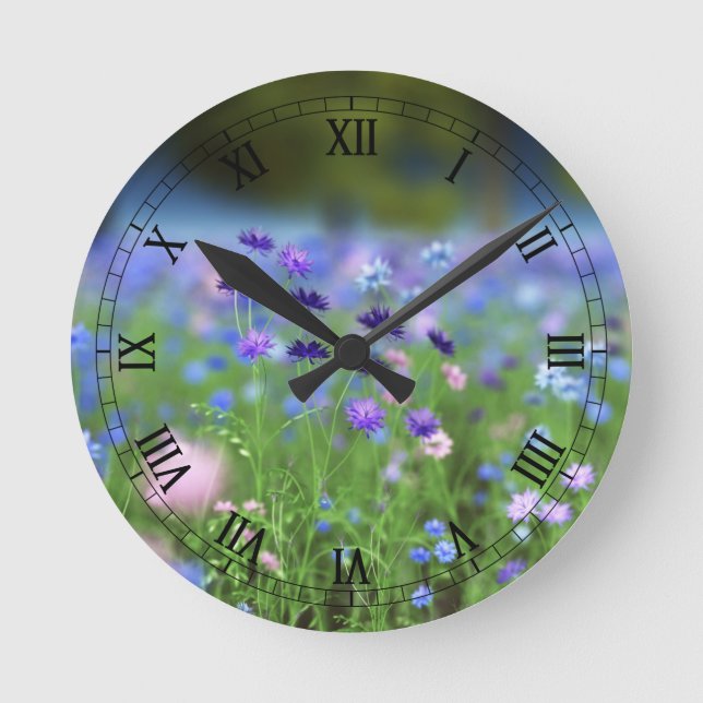Cornflower Blue Clock (Front)