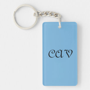 Cornflower Blue  Key Ring