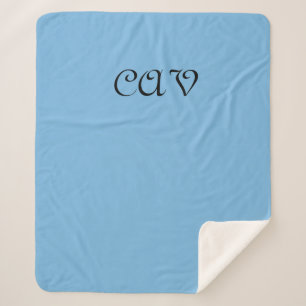 Cornflower Blue  Sherpa Blanket