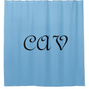 Cornflower Blue  Shower Curtain
