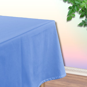 Cornflower Blue Solid Colour Classic Elegant Tablecloth