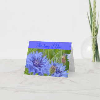 Cornflower Blues Card
