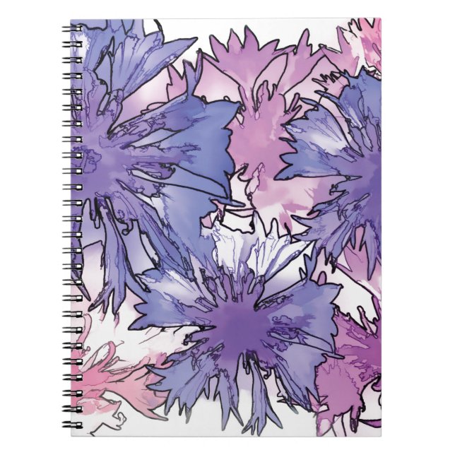 Cornflower Collage Notebook (Front)