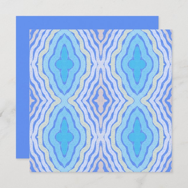 Cornflower Complimentary Colours Shabby Chic Desig Card (Front/Back)