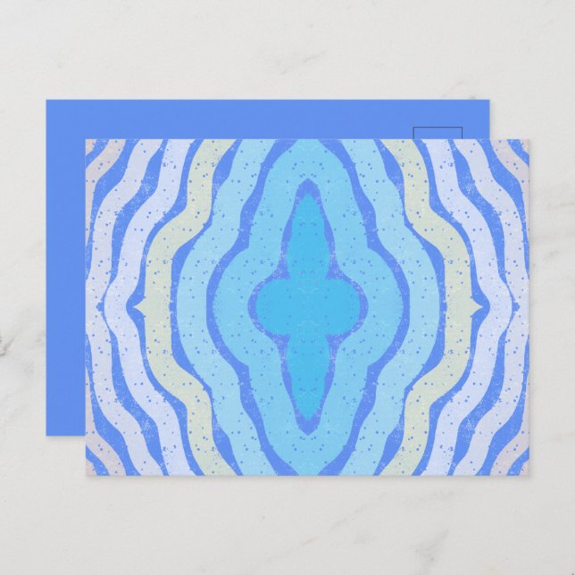 Cornflower Complimentary Colours Shabby Chic Desig Postcard (Front/Back)