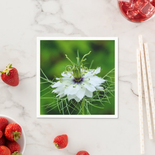 Cornflower Paper Napkins (Insitu)
