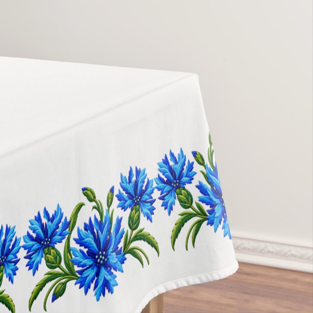 Cornflower Summer Tablecloth (In Situ)