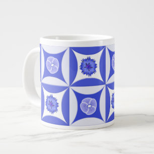 Cornflowers and Speedwells in the Barn Door Large Coffee Mug