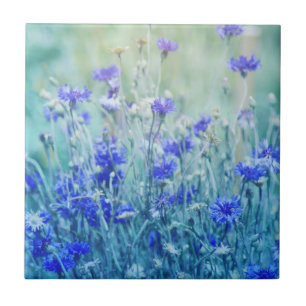 Cornflowers Ceramic Tile