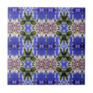 CORNFLOWERS PATTERN CERAMIC TILE