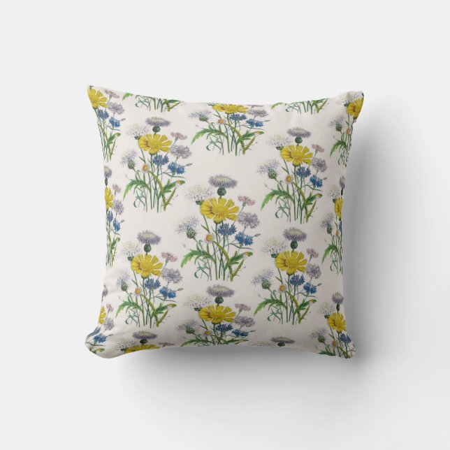 Cornflowers Pillow (Front)