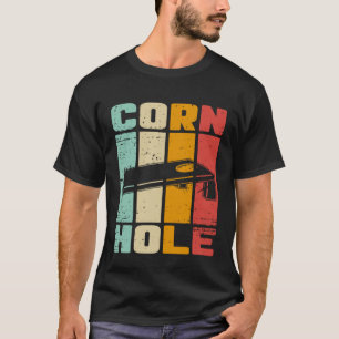 Cornhole Bag Cornhole Set Toss Game Retro Vintage T-Shirt