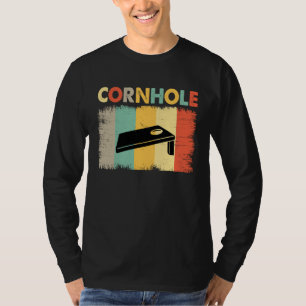 Cornhole Bag Cornhole Set Toss Game Retro Vintage T-Shirt