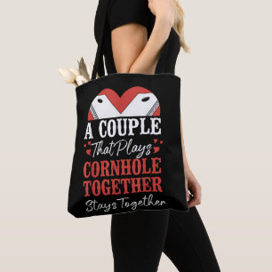 Cornhole Bean Bag Player Champ Couple Girlfriend 