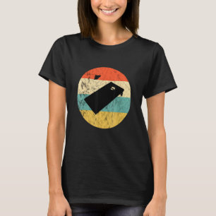 Cornhole Board Retro Vintage Sunset Toss Game T-Shirt