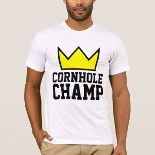 CORNHOLE CHAMP T-shirts & tank tops