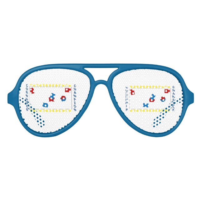 Cornhole Champion Aviator Sunglasses (Front)
