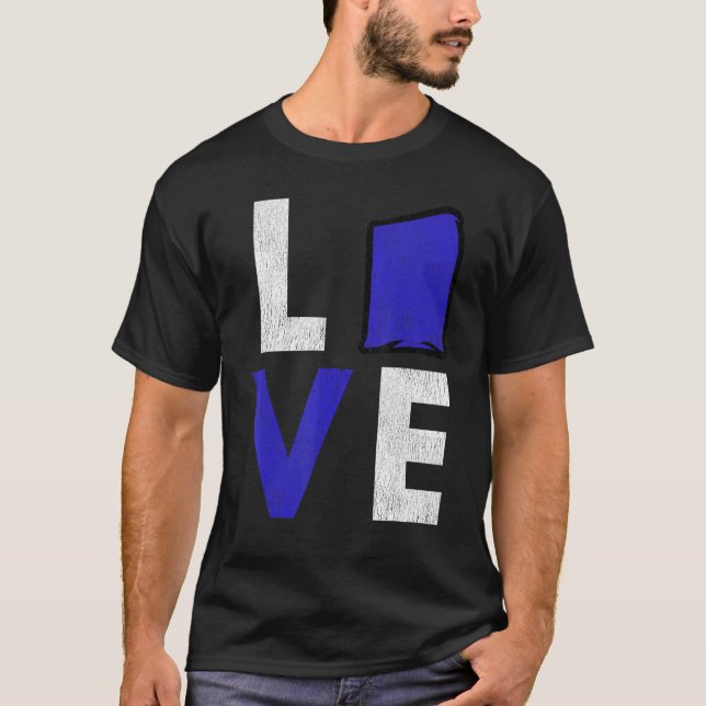 Cornhole Corn Hole LOVE T-Shirt (Front)