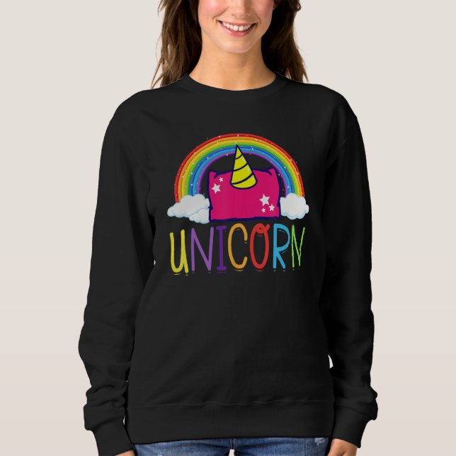 Cornhole Corn Hole Unicorn Sweatshirt (Front)