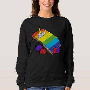 Cornhole Corn Hole Unicornhole 1 Sweatshirt