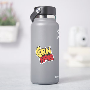 Cornhole "corn nuts" theme sticker