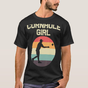 Cornhole Designs For Girls Kids Bean Bag Toss Play T-Shirt