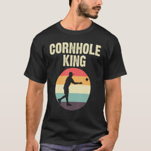 Cornhole Designs For Men Dad Bean Bag Toss Players T-Shirt