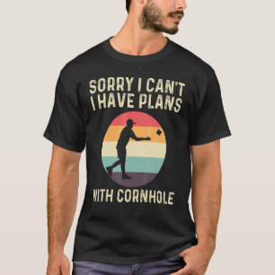 Cornhole Designs For Men Women Bean Bag Toss Playe T-Shirt