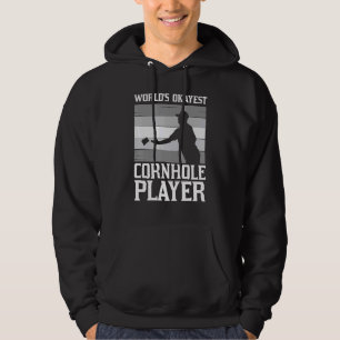Cornhole For Men Women Bean Bag Toss Game Players Hoodie