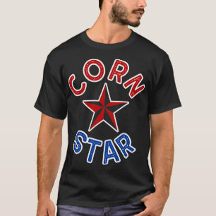 Cornhole Funny Cornstar Backyard Gaming T-Shirt
