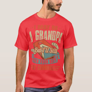 Cornhole Grandpa Bean Bags Grandfather Cornhole T-Shirt