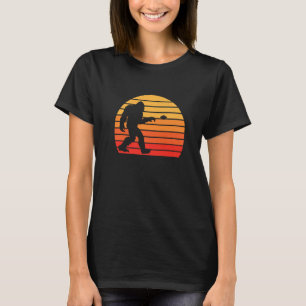 Cornhole King Sasquatch Hitting Holes With Bean Ba T-Shirt