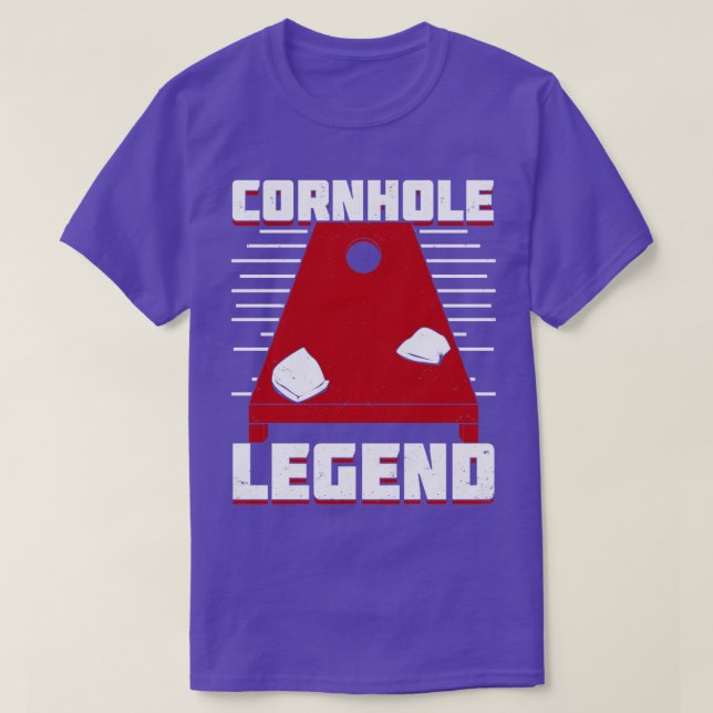 Cornhole Legend Bean Bag Toss Player Gift  T-Shirt (Design Front)