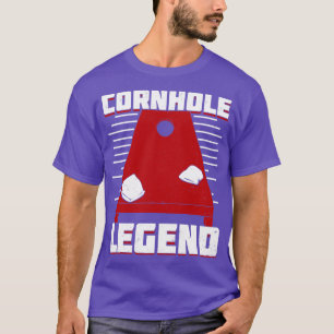 Cornhole Legend Bean Bag Toss Player Gift T-Shirt
