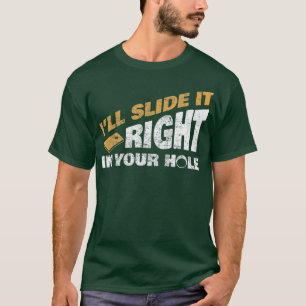 Cornhole Slide In Your Hole Funny Gaming T-Shirt