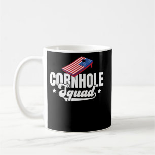 Cornhole Squad men bean bag toss bags Cornholes Coffee Mug