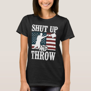 Cornhole Team Bean Bag Player Champ American Flag  T-Shirt