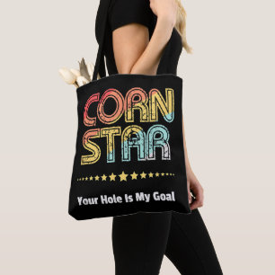 Cornhole Team Corn Star Your Hole Is My Goal Tote Bag