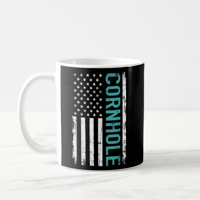 Cornhole USA Coffee Mug (Left)