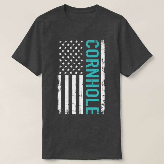 Cornhole USA T-Shirt (Design Front)